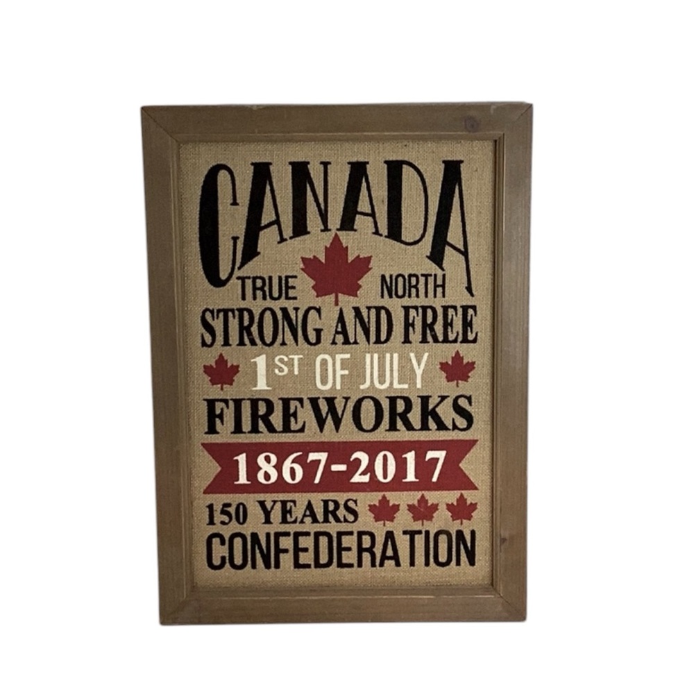 💚 Canada 🇨🇦 True North Sign 13x18”